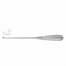 Daubenspeck Bone Curette Oval - Fig. 0 Stainless Steel, 20 cm - 8" Scoop Size 5.2 mm